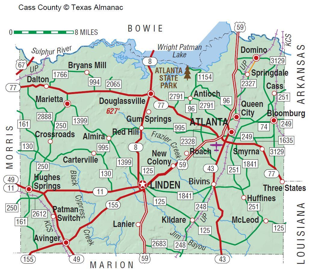 Cass County Texas Map | My XXX Hot Girl